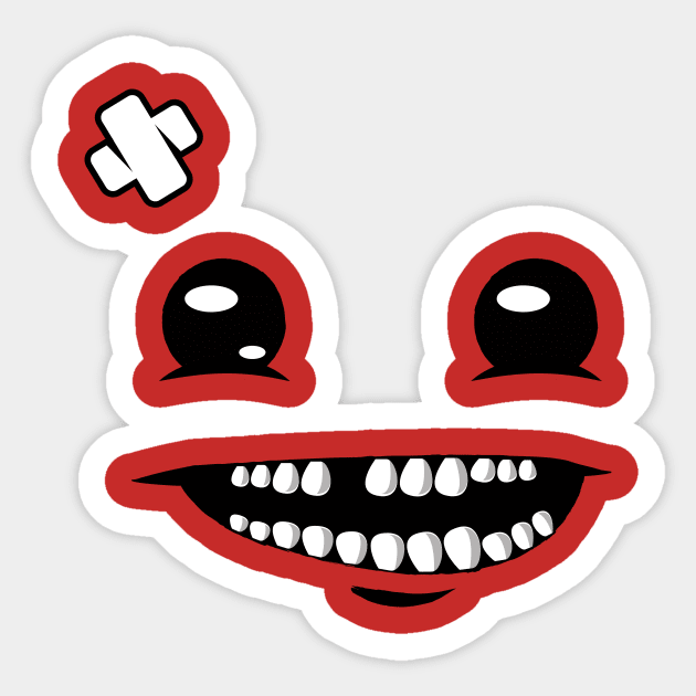 meatboy Sticker by xombi